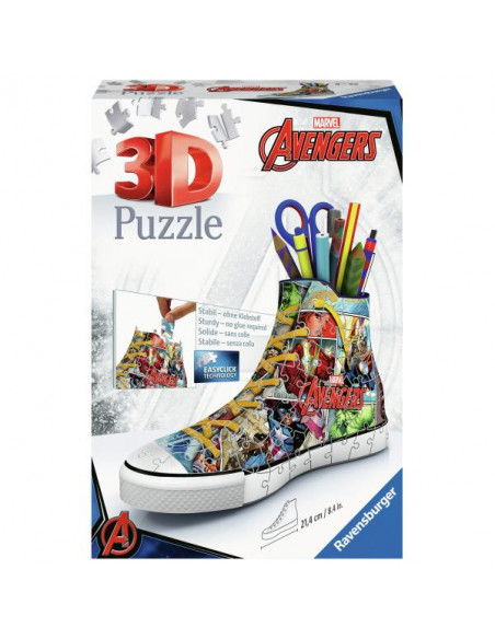 Ravensburger The Sneaker Marvel Avengers 108 pièces, 12113 puzzle 3D