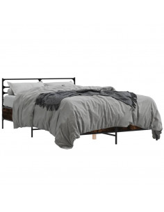 Giroletto Rovere Fumo 135x190 cm in Legno Multistrato Metallo 2