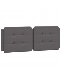 Giroletto con Luci LED Grigio 140x190 cm in Similpelle 2