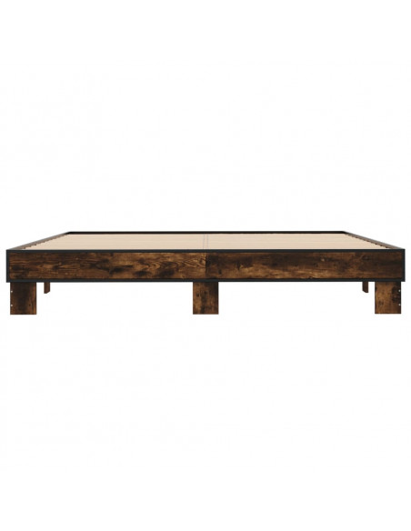 Giroletto Rovere Fumo 160x200 cm in Legno Multistrato Metallo