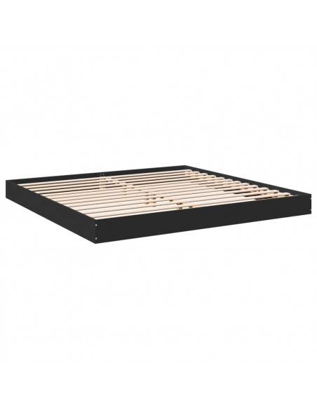 Giroletto Nero 180x200 cm in Legno Multistrato