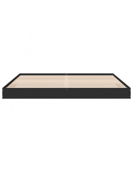 Giroletto Nero 180x200 cm in Legno Multistrato