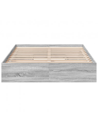 Giroletto Cassetti Grigio Sonoma 120x190 cm Legno Multistrato