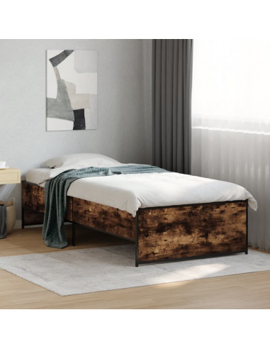 Giroletto Rovere Fumo 100x200 cm in Legno Multistrato e Metallo