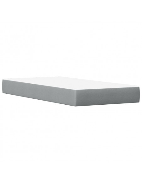 Letto Cassetti e Materasso Bianco 90x200 cm Legno Massello Pino