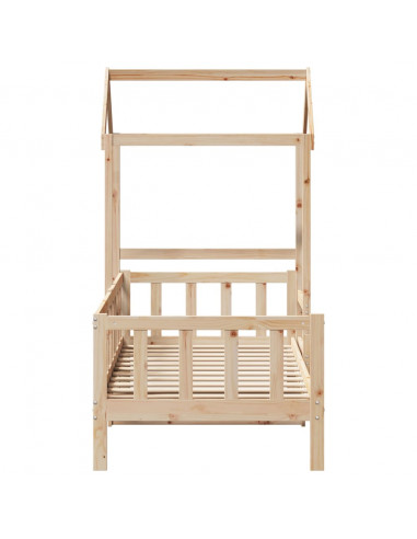 Dormeuse con Tetto 90x200 cm in Legno Massello di Pino