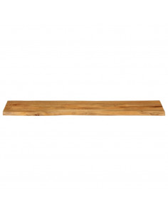 Piano Tavolo 160x40x3,8 cm Bordi Vivi in Legno Massello Mango 2