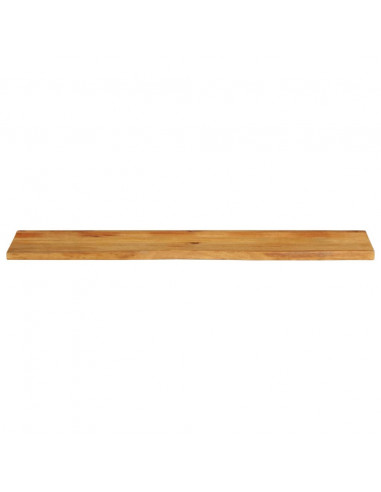 Piano Tavolo Bordi Vivi 160x30x3,8cm in Legno Massello di Mango