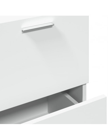 Mobile Lavabo Bianco 80x33x60 cm in Truciolare