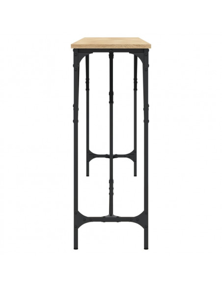 Tavolo Consolle Rovere Sonoma 200x29x75 cm in Legno Multistrato