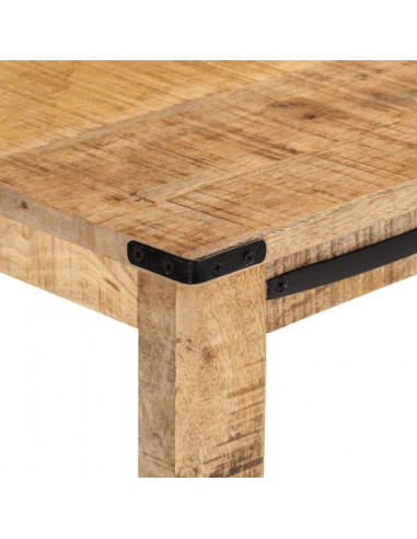Tavolo Consolle 100x35x75 cm in Legno Massello di Mango
