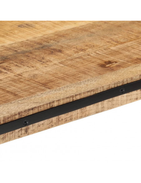 Tavolo Consolle 100x35x75 cm in Legno Massello di Mango