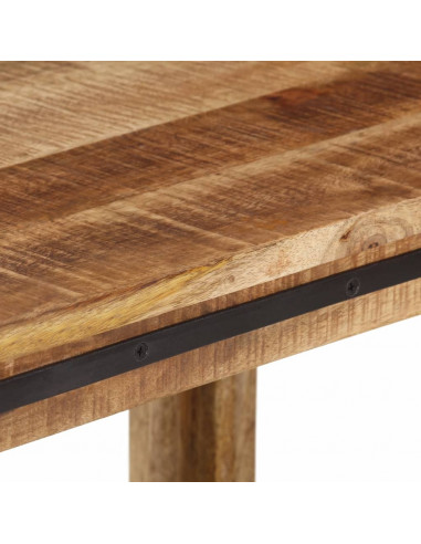 Tavolo Consolle 60x35x75 cm in Legno Massello di Mango