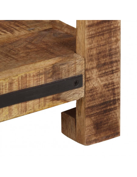 Tavolo Consolle 60x35x75 cm in Legno Massello di Mango