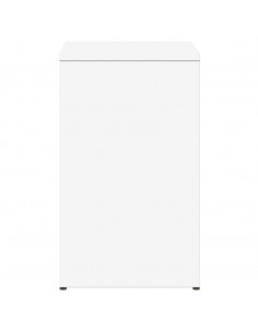 Tavolini Bianchi 2 pz 50x30x50 cm in Legno Multistrato 2