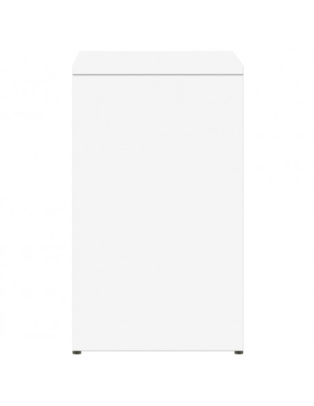 Tavolini Bianchi 2 pz 50x30x50 cm in Legno Multistrato