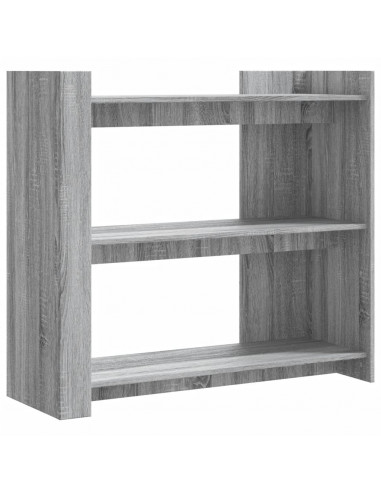 Tavolo Consolle Grigio Sonoma 100x35x90 cm in Legno Multistrato