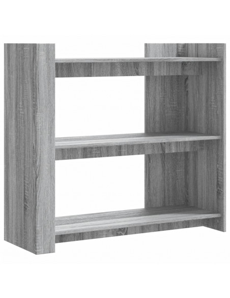 Tavolo Consolle Grigio Sonoma 100x35x90 cm in Legno Multistrato