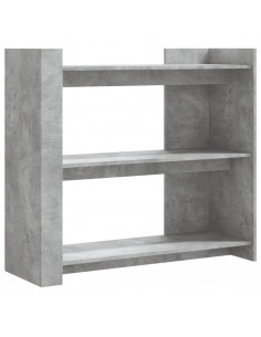 Tavolino Consolle Grigio Cemento 100x35x90 cm in Multistrato 2