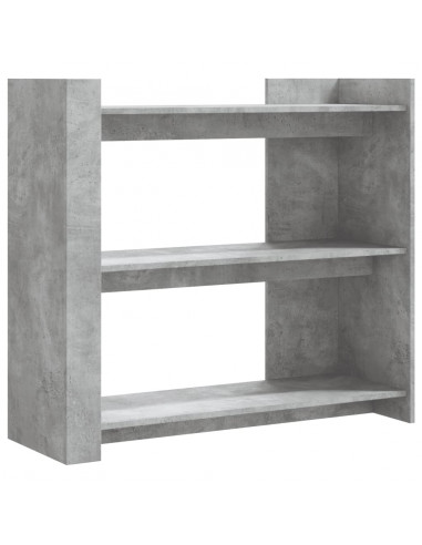 Tavolino Consolle Grigio Cemento 100x35x90 cm in Multistrato