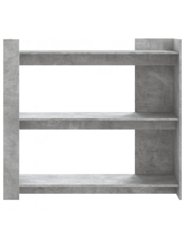 Tavolino Consolle Grigio Cemento 100x35x90 cm in Multistrato