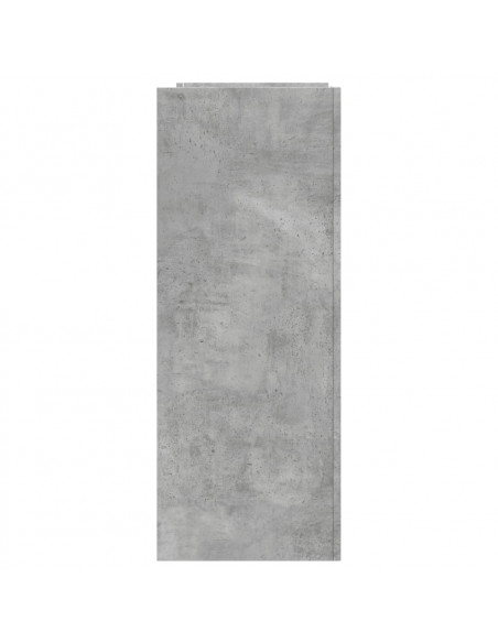 Tavolino Consolle Grigio Cemento 100x35x90 cm in Multistrato