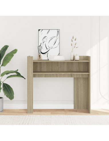 Tavolo Consolle Rovere Sonoma 100x35x90 cm in Legno Multistrato