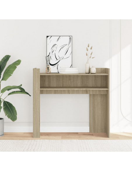 Tavolo Consolle Rovere Sonoma 100x35x90 cm in Legno Multistrato