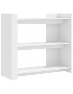 Tavolino Consolle Bianco 100x35x90 cm in Legno Multistrato 2