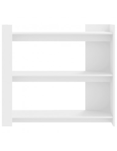 Tavolino Consolle Bianco 100x35x90 cm in Legno Multistrato