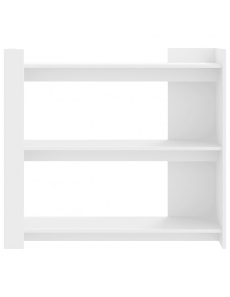 Tavolino Consolle Bianco 100x35x90 cm in Legno Multistrato