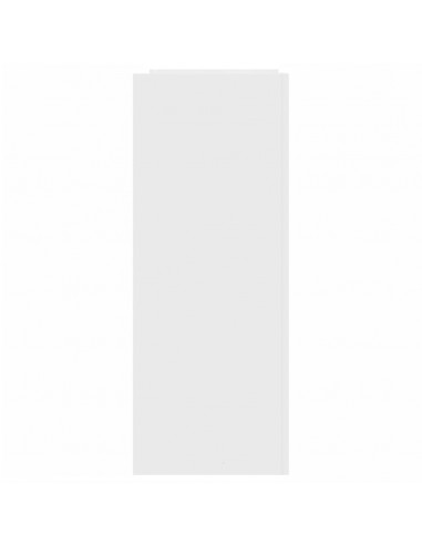 Tavolino Consolle Bianco 100x35x90 cm in Legno Multistrato