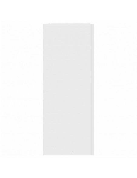 Tavolino Consolle Bianco 100x35x90 cm in Legno Multistrato