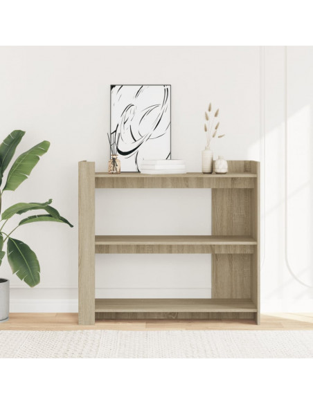 Tavolo Consolle Rovere Sonoma 100x35x90 cm in Legno Multistrato