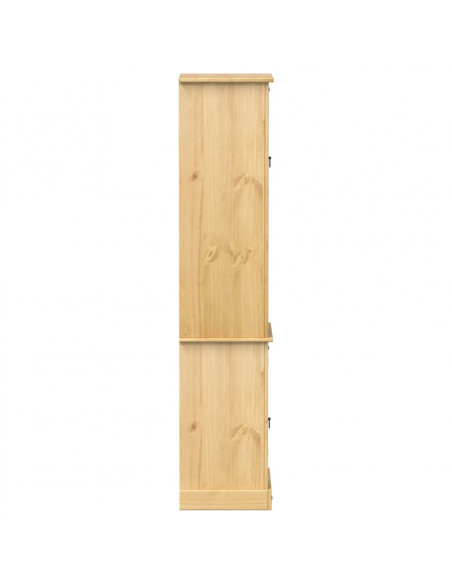 Mobile da Bagno Corona 50x40x185 cm in Legno Massello di Pino