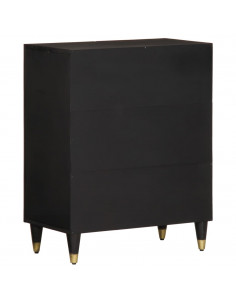 Credenza 60x33x75 cm in Legno Massello di Mango 2