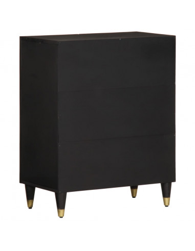 Credenza 60x33x75 cm in Legno Massello di Mango