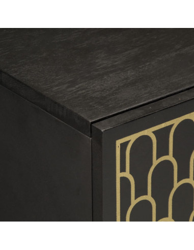 Credenza 60x33x75 cm in Legno Massello di Mango