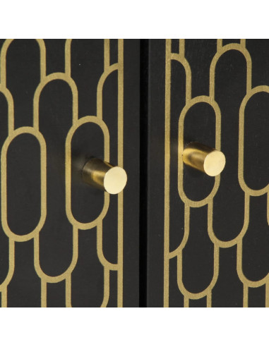 Credenza 60x33x75 cm in Legno Massello di Mango