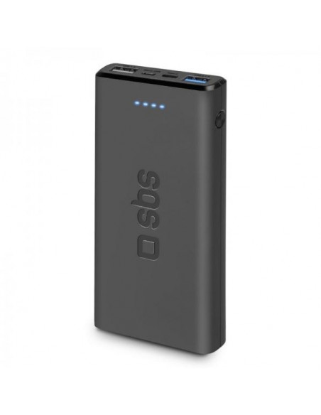 SBS TTBB10000FASTK batteria portatile Nero Polimeri di litio (LiPo) 10000 mAh