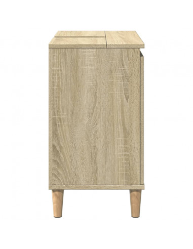 Mobile Lavabo Rovere Sonoma 58x33x60 cm in Legno Multistrato
