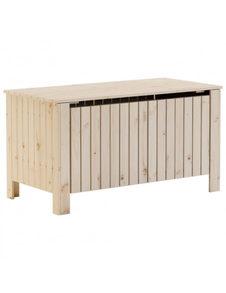Contenitore con Coperchio RANA 100x49x54 cm Legno Massello Pino