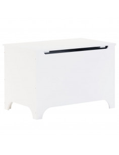 Contenitore con Coperchio RANA Bianco 80x49x54 cm Massello Pino 2