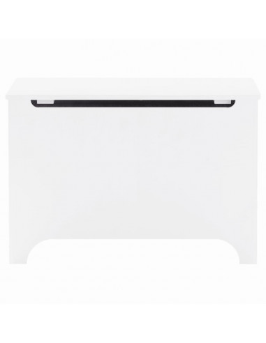 Contenitore con Coperchio RANA Bianco 80x49x54 cm Massello Pino