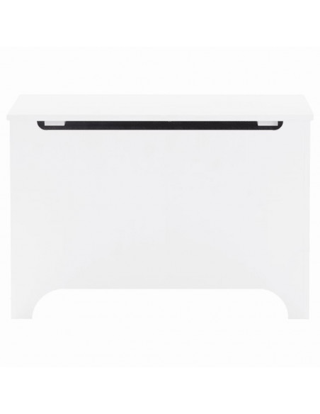 Contenitore con Coperchio RANA Bianco 80x49x54 cm Massello Pino