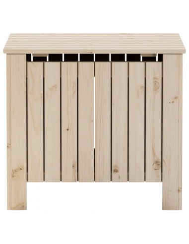 Contenitore con Coperchio RANA 60x49x54 cm Legno Massello Pino