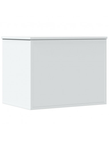 Contenitore Portaoggetti Bianco 60x42x46 cm Legno Multistrato