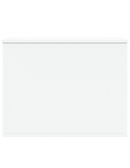 Contenitore Portaoggetti Bianco 60x42x46 cm Legno Multistrato