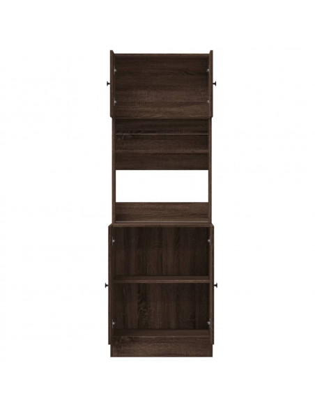 Mobile da Cucina Rovere Marrone 60x50x180 cm Legno Multistrato