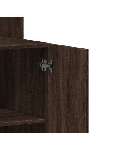 Mobile da Cucina Rovere Marrone 60x50x180 cm Legno Multistrato